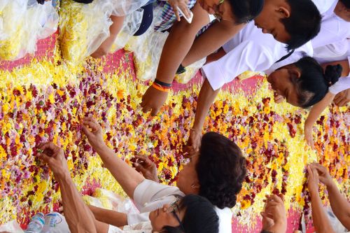 ภาพ No.32246:โครงการธรรมยาตรา เส้นทางพระผู้ปราบมาร ปีที่ 6 ณ วัดสองพี่น้อง