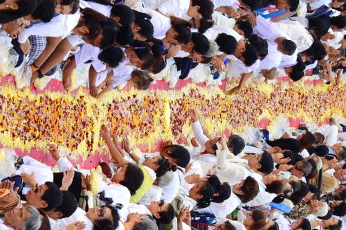 ภาพ No.32247:โครงการธรรมยาตรา เส้นทางพระผู้ปราบมาร ปีที่ 6 ณ วัดสองพี่น้อง