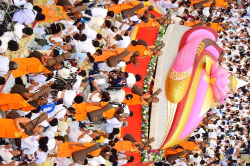 ภาพ No.32249:โครงการธรรมยาตรา เส้นทางพระผู้ปราบมาร ปีที่ 6 ณ วัดสองพี่น้อง