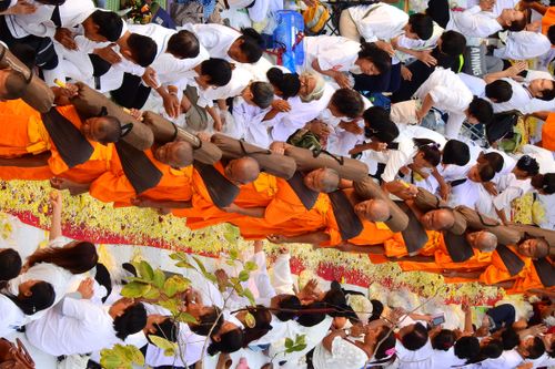 ภาพ No.32250:โครงการธรรมยาตรา เส้นทางพระผู้ปราบมาร ปีที่ 6 ณ วัดสองพี่น้อง