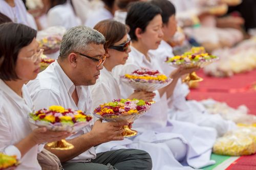 ภาพ No.32459:โครงการธรรมยาตรา เส้นทางพระผู้ปราบมาร ปีที่ 6 ณ วัดโบสถ์บน