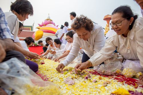 ภาพ No.32461:โครงการธรรมยาตรา เส้นทางพระผู้ปราบมาร ปีที่ 6 ณ วัดโบสถ์บน