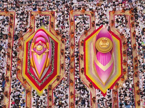 ภาพ No.32401:โครงการธรรมยาตรา เส้นทางพระผู้ปราบมาร ปีที่ 6 ณ วัดโบสถ์บน