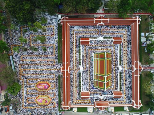 ภาพ No.32584:โครงการธรรมยาตรา เส้นทางพระผู้ปราบมาร ปีที่ 6 ณ วัดโบสถ์บน
