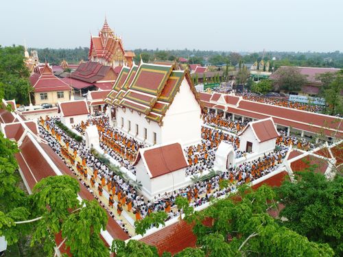 ภาพ No.32582:โครงการธรรมยาตรา เส้นทางพระผู้ปราบมาร ปีที่ 6 ณ วัดโบสถ์บน