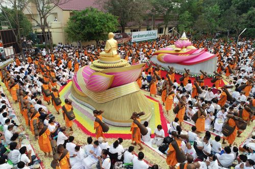 ภาพ No.32496:โครงการธรรมยาตรา เส้นทางพระผู้ปราบมาร ปีที่ 6 ณ วัดโบสถ์บน