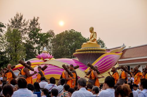 ภาพ No.32484:โครงการธรรมยาตรา เส้นทางพระผู้ปราบมาร ปีที่ 6 ณ วัดโบสถ์บน