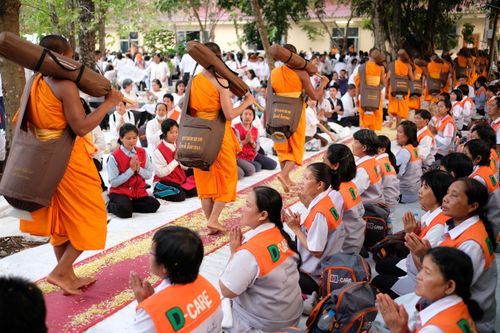 ภาพ No.32634:โครงการธรรมยาตรา เส้นทางพระผู้ปราบมาร ปีที่ 6 ณ วัดโบสถ์บน