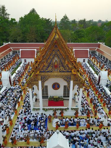 ภาพ No.32498:โครงการธรรมยาตรา เส้นทางพระผู้ปราบมาร ปีที่ 6 ณ วัดโบสถ์บน