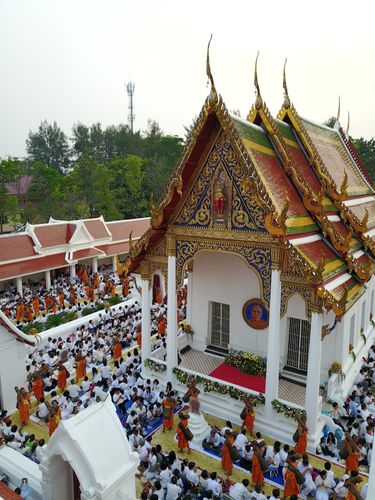 ภาพ No.32499:โครงการธรรมยาตรา เส้นทางพระผู้ปราบมาร ปีที่ 6 ณ วัดโบสถ์บน