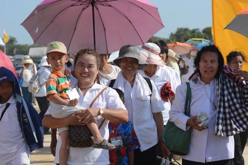 ภาพ No.32759:โครงการธรรมยาตรา เส้นทางพระผู้ปราบมาร ปีที่ 6 ณ อนุสรณ์สถานบางปลา