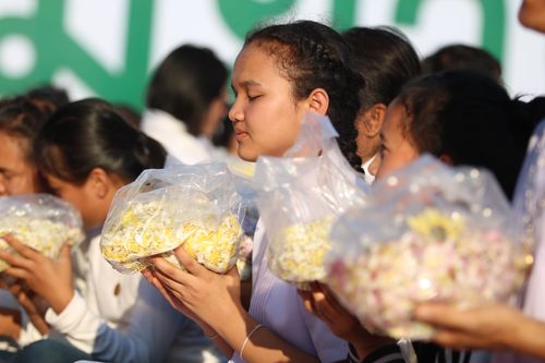 ภาพ No.32721:โครงการธรรมยาตรา เส้นทางพระผู้ปราบมาร ปีที่ 6 ณ อนุสรณ์สถานบางปลา