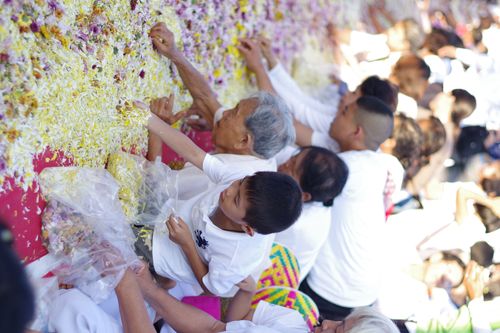 ภาพ No.32716:โครงการธรรมยาตรา เส้นทางพระผู้ปราบมาร ปีที่ 6 ณ อนุสรณ์สถานบางปลา