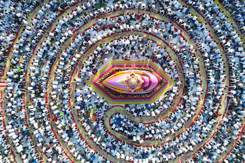 ภาพ No.32741:โครงการธรรมยาตรา เส้นทางพระผู้ปราบมาร ปีที่ 6 ณ อนุสรณ์สถานบางปลา