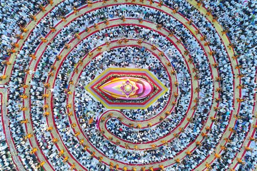 ภาพ No.32743:โครงการธรรมยาตรา เส้นทางพระผู้ปราบมาร ปีที่ 6 ณ อนุสรณ์สถานบางปลา