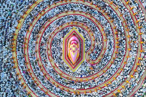 ภาพ No.32745:โครงการธรรมยาตรา เส้นทางพระผู้ปราบมาร ปีที่ 6 ณ อนุสรณ์สถานบางปลา