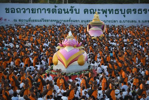 โครงการธรรมยาตรา เส้นทางพระผู้ปราบมาร ปีที่ 6 ณ อนุสรณ์สถานบางปลา