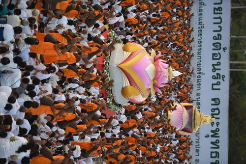 ภาพ No.32641:โครงการธรรมยาตรา เส้นทางพระผู้ปราบมาร ปีที่ 6 ณ อนุสรณ์สถานบางปลา