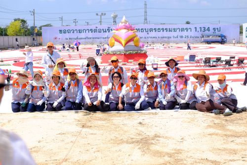 ภาพ No.32666:โครงการธรรมยาตรา เส้นทางพระผู้ปราบมาร ปีที่ 6 ณ อนุสรณ์สถานบางปลา