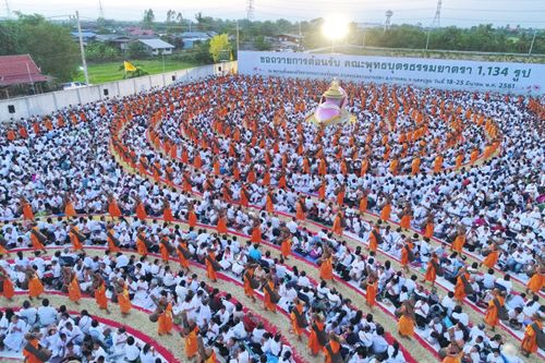 ภาพ No.32755:โครงการธรรมยาตรา เส้นทางพระผู้ปราบมาร ปีที่ 6 ณ อนุสรณ์สถานบางปลา