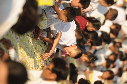 ภาพ No.32652:โครงการธรรมยาตรา เส้นทางพระผู้ปราบมาร ปีที่ 6 ณ อนุสรณ์สถานบางปลา