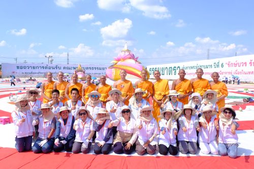 ภาพ No.32678:โครงการธรรมยาตรา เส้นทางพระผู้ปราบมาร ปีที่ 6 ณ อนุสรณ์สถานบางปลา