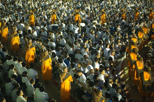 ภาพ No.32782:โครงการธรรมยาตรา เส้นทางพระผู้ปราบมาร ปีที่ 6 ณ อนุสรณ์สถานบางปลา