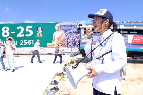 ภาพ No.32686:โครงการธรรมยาตรา เส้นทางพระผู้ปราบมาร ปีที่ 6 ณ อนุสรณ์สถานบางปลา