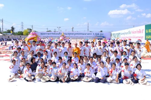 ภาพ No.32689:โครงการธรรมยาตรา เส้นทางพระผู้ปราบมาร ปีที่ 6 ณ อนุสรณ์สถานบางปลา