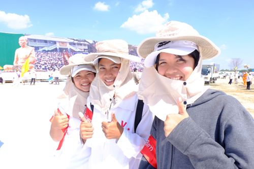 ภาพ No.32691:โครงการธรรมยาตรา เส้นทางพระผู้ปราบมาร ปีที่ 6 ณ อนุสรณ์สถานบางปลา