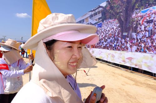 ภาพ No.32697:โครงการธรรมยาตรา เส้นทางพระผู้ปราบมาร ปีที่ 6 ณ อนุสรณ์สถานบางปลา