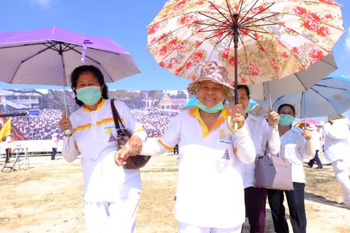 ภาพ No.32703:โครงการธรรมยาตรา เส้นทางพระผู้ปราบมาร ปีที่ 6 ณ อนุสรณ์สถานบางปลา