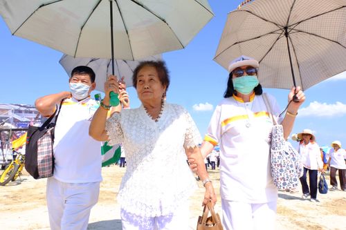 ภาพ No.32705:โครงการธรรมยาตรา เส้นทางพระผู้ปราบมาร ปีที่ 6 ณ อนุสรณ์สถานบางปลา