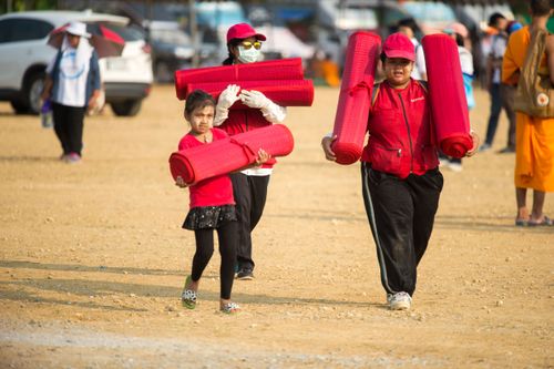 ภาพ No.32870:โครงการธรรมยาตรา เส้นทางพระผู้ปราบมาร ปีที่ 6 ณ อนุสรณ์สถานคลองบางนางแท่น