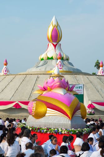 ภาพ No.32877:โครงการธรรมยาตรา เส้นทางพระผู้ปราบมาร ปีที่ 6 ณ อนุสรณ์สถานคลองบางนางแท่น