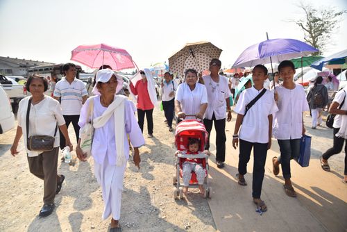 ภาพ No.32910:โครงการธรรมยาตรา เส้นทางพระผู้ปราบมาร ปีที่ 6 ณ อนุสรณ์สถานคลองบางนางแท่น