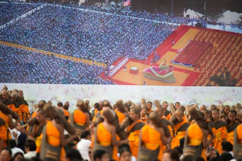 ภาพ No.32888:โครงการธรรมยาตรา เส้นทางพระผู้ปราบมาร ปีที่ 6 ณ อนุสรณ์สถานคลองบางนางแท่น