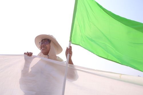 ภาพ No.32834:โครงการธรรมยาตรา เส้นทางพระผู้ปราบมาร ปีที่ 6 ณ อนุสรณ์สถานคลองบางนางแท่น