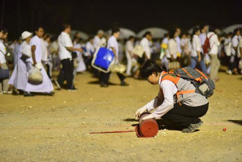 ภาพ No.32946:โครงการธรรมยาตรา เส้นทางพระผู้ปราบมาร ปีที่ 6 ณ อนุสรณ์สถานคลองบางนางแท่น