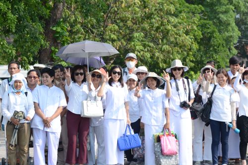 ภาพ No.32995:โครงการธรรมยาตรา เส้นทางพระผู้ปราบมาร ปีที่ 6 ณ อนุสรณ์สถานคลองบางนางแท่น