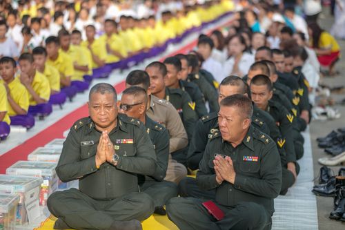 ภาพ No.30076:พิธีถวายสังฆทานแด่คณะสงฆ์ 323 วัด ใน 4 จังหวัดภาคใต้ ครั้งที่ 134