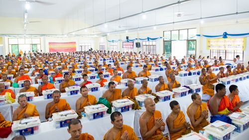 ภาพ No.30228:พิธีถวายสังฆทานแด่คณะสงฆ์ 323 วัด ใน 4 จังหวัดภาคใต้ ครั้งที่ 135