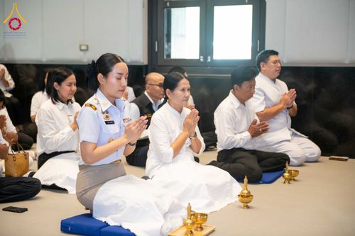 ภาพ No.340485:วันที่ 16 กรกฎาคม พ.ศ.2569 อำเภอคลองหลวงผสานเครือข่าย“บวร”ถวายเทียนพรรษาปี2569 ณ วัดพระธรรมกาย