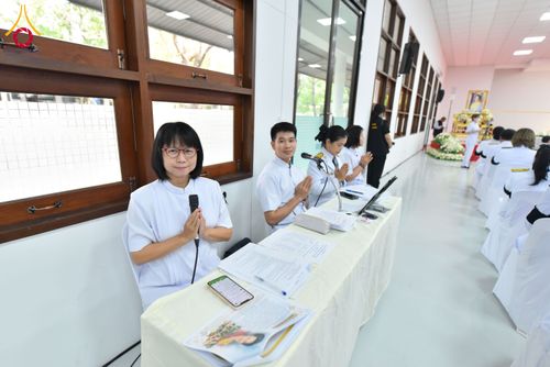 ภาพ No.280678:วันศุกร์ที่ 12 ธันวาคม พ.ศ.2568 พิธีบำเพ็ญกุศลปัญญาสมวาร (50 วัน) อุทิศถวายพระราชกุศลแด่ “พระพันปีหลวง” ณ วัดพระธรรมกาย