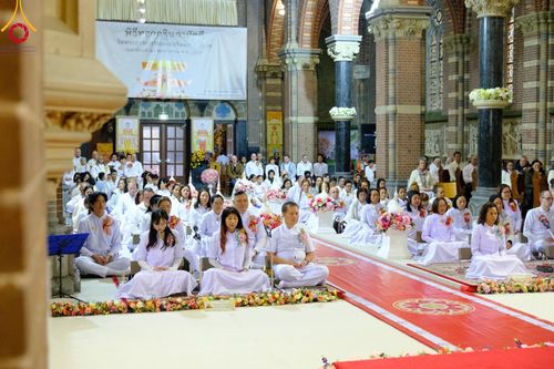 พิธีทอดกฐินสามัคคี มหากาลทาน วัดพระธรรมกายเนเธอร์แลนด์ วันที่ 26 พฤศจิกายน พ.ศ. 2566