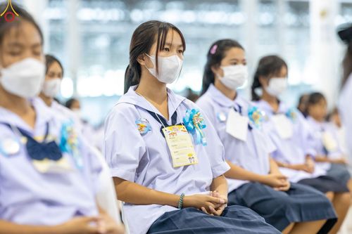 ภาพ No.89624:อบรมเชิงปฏิบัติการจัดกิจกรรมทอดกฐินสัมฤทธิ์ และพิธีมอบผ้าไตรประธานกฐินสัมฤทธิ์เด็กดี V-Star ประจำปีพุทธศักราช 2566  วันเสาร์ที่ 9 กันยายน พ.ศ. 2566 ณ สภาธรรมกายสากล วัดพระธรรมกาย จ.ปทุมธานี