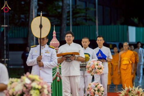 ภาพ No.231212:วันพฤหัสบดีที่ 3 กรกฏาคม พ.ศ. 2568 พิธีมุทิตาสักการะพระภิกษุนาคหลวง พระมหาพนาวัฒน์ ธมฺมนฺตคามี (จันทร์เผือก) เปรียญธรรม ๙ ประโยค ณ วัดพระธรรมกาย ปทุมธานี