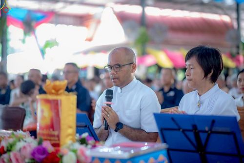 ภาพ No.264155:วันที่ 19 ตุลาคม พ.ศ. 2568 พิธีทอดกฐินสามัคคีทั่วไทย 30,000 วัด โดยคณะศิษยานุศิษย์ บูชาธรรม 81 ปี หลวงพ่อธัมมชโย ณ วัดโพธิ์งาม อ.กำแพงแสน จ.นครปฐม