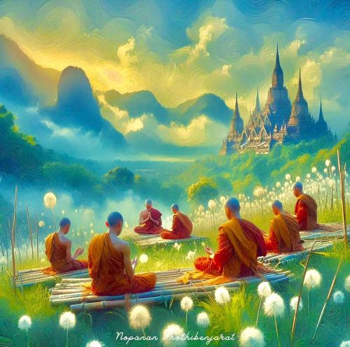 ภาพ No.144526:ภาพพระพุทธศาสนาจาก A.I. ชุดที่ 1 (Artificial Intelligence)