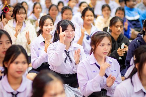 ภาพ No.184327:กิจกรรมวันรวมพลังเด็กดี V-Star ผู้นำฟื้นฟูศีลธรรมโลก ในวันที่ 11 ธันวาคม พ.ศ. 2567 ณ วิทยาลัยเทคโนโลยีบริหารธุรกิจ จังหวัดชัยภูมิ